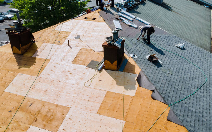 Mullins Roofing project